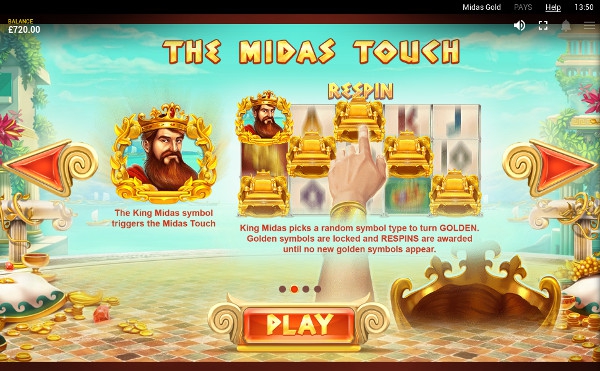 Игральный автомат Mida s Gold в премиум качестве - на сайте Azino777