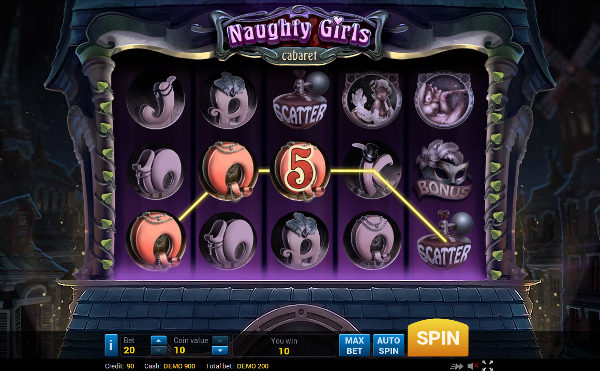 Игровой автомат Naughty Girls Cabaret - суперские выигрыши в казино Икс